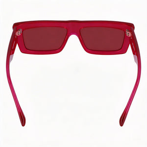 Karl Lagerfeld Klj6147s Rectangle Sunglasses Unisex — interior view, Non-Polarized lens detail