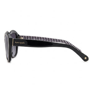 Kate Spade New York AGLAIA/S Cat Eye Sunglasses Women — side view, Non-Polarized Dark Grey Shaded lens