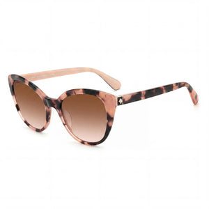 Kate Spade New York Amberlee/S Pink Cat Eye Sunglasses for Women, Brown Pink Gradient lens