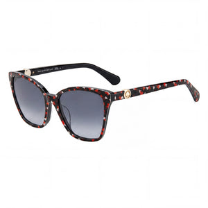 Kate Spade New York Amiyah/G/S Multicolor Cat Eye Sunglasses for Unisex, Dark Grey Shaded lens