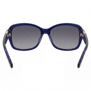 Kate Spade New York Annika/S/Us Oval Sunglasses Women — side view, Non-Polarized Dark Grey lens
