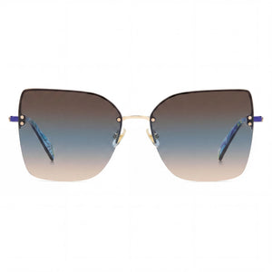 Kate Spade New York Ariella/G/S Butterfly Sunglasses Unisex — front view, Stainless Steel frame