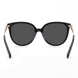 Kate Spade New York Oval Sunglasses for Women — interior view, Non-Polarized lens detail