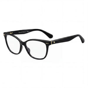 Kate Spade New York Black Rectangle Eyeglasses for Women, Acetate frame