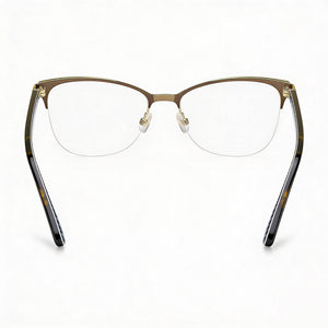Kate Spade New York Square Eyeglasses for Women — interior view, Polycarbonate demo lenses