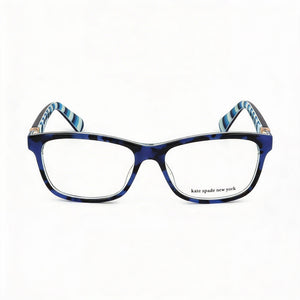 Kate Spade New York Calley PJP Rectangle Eyeglasses for Women — front view, Acetate