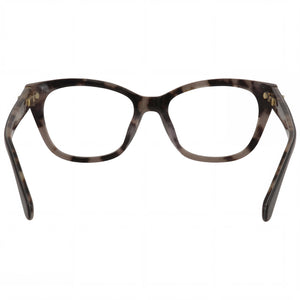 Kate Spade New York Carolan Cat Eye Eyeglasses Women — side view, Brown Plastic temples