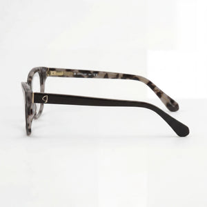 Kate Spade New York Carolan Rectangle Eyeglasses for Women — front view, Plastic