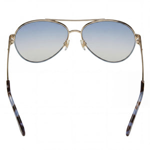Kate Spade New York Carolane/F/S Aviator Sunglasses for Women — interior view, Non-Polarized lens detail