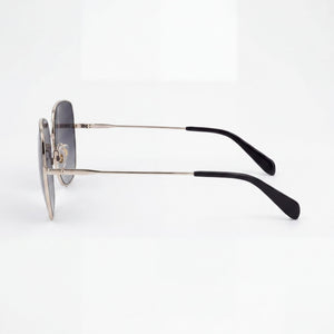 Kate Spade New York Charli/f/s Square Sunglasses Unisex — side view, Non-Polarized Black lens