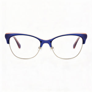 Kate Spade New York Classic Cat Eye Eyeglasses for Women — front view, Plastic