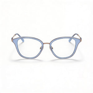 Kate Spade New York Classic Square Eyeglasses for Women — front view, Metal
