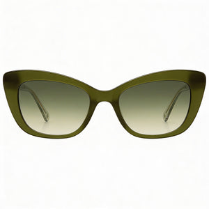 Kate Spade New York Contemporary Cat Eye Sunglasses for Women — front view, Acetate frame