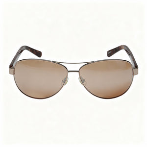 Kate Spade New York Dalia Aviator Sunglasses for Women — front view, Stainless Steel frame
