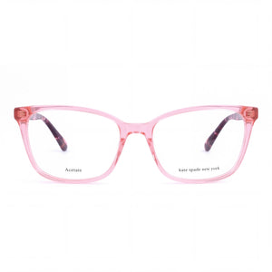 Kate Spade New York Davina Square Eyeglasses for Women — front view, Acetate
