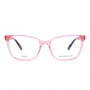 Kate Spade New York Davina Square Eyeglasses for Women — front view, Acetate