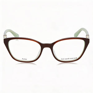Kate Spade New York Emmalee Cat Eye Eyeglasses for Women — front view, Plastic