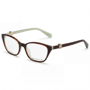 Kate Spade New York Emmalee Brown Cat Eye Eyeglasses for Women, Plastic frame