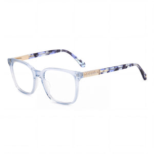 Kate Spade New York Fable Blue Square Eyeglasses for Women, Plastic frame