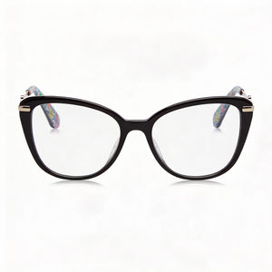 Kate Spade New York Flavia Cat Eye Eyeglasses for Women — front view, Plastic
