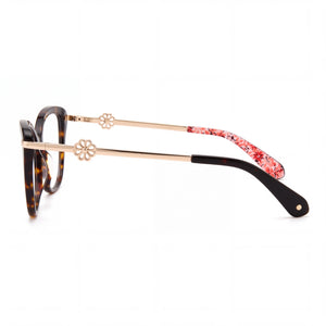 Kate Spade New York Flavia Cat Eye Eyeglasses Unisex — front view, Plastic