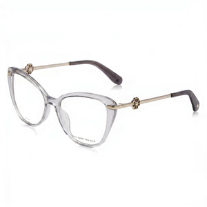 Kate Spade New York Flavia Transparent Cat Eye Eyeglasses Unisex, Plastic frame