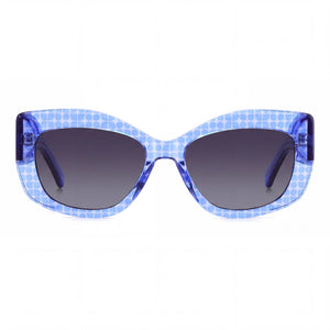 Kate Spade New York Frida/G/S Rectangle Sunglasses for Women — front view, Ecological oil frame