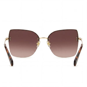 Kate Spade New York Butterfly Sunglasses for Women — front view, Stainless Steel frame