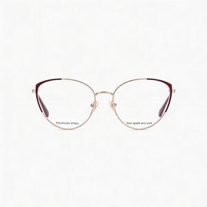 Kate Spade New York Cat Eye Eyeglasses for Women — front view, Metal