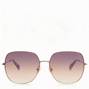 Kate Spade New York Shield Sunglasses for Women — front view, Metal frame