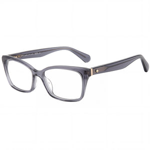 Kate Spade New York Gray Rectangle Eyeglasses for Women, Acetate frame