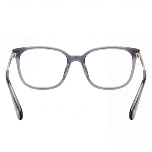 Kate Spade New York Rectangle Eyeglasses Women — side view, Gray temples