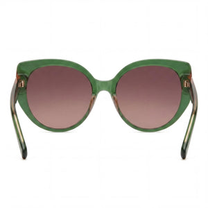 Kate Spade New York Cat Eye Sunglasses for Women — front view, Ecological Oil frame