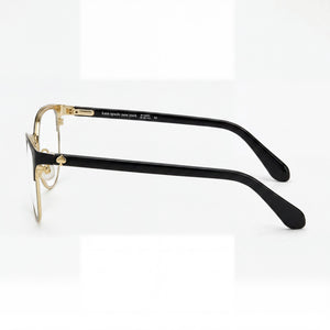 Kate Spade New York HADLEE Cat Eye Eyeglasses for Women — front view, Stainless Steel