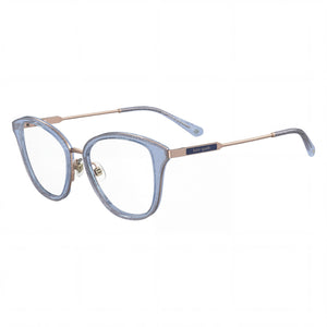 Kate Spade New York Hallie/g Blue Cat Eye Eyeglasses for Women, Metal frame