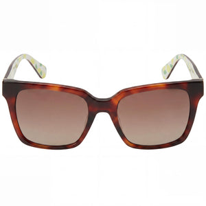 Kate Spade New York Harlow/G/S Rectangle Sunglasses for Women — front view, Plastic frame