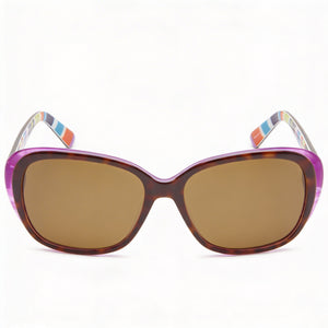 Kate Spade New York Hilde Oval Sunglasses Unisex — front view, Plastic frame