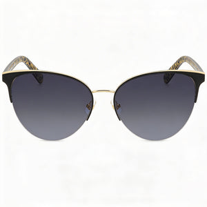 Kate Spade New York Izara/G/S Cat Eye Sunglasses for Women — front view, Stainless Steel frame