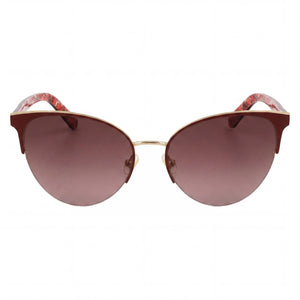 Kate Spade New York IZARA/G/S Cat Eye Sunglasses for Women — front view, Stainless Steel frame