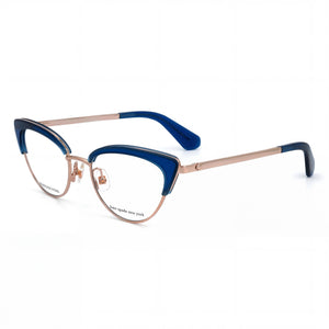 Kate Spade New York Jailyn Blue Cat Eye Eyeglasses for Women, Metal frame