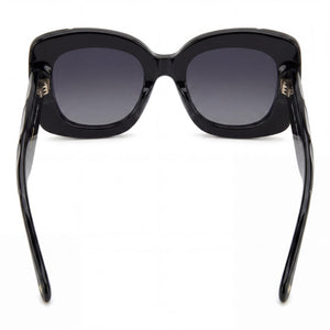 Kate Spade New York Josey Square Sunglasses for Women — interior view, Non-Polarized lens detail