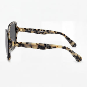Kate Spade New York Karalyn/S Square Sunglasses Women — side view, Non-Polarized Grey lens