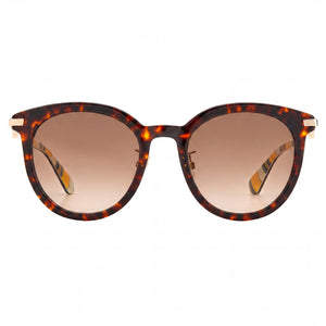 Kate Spade New York Keesey/G/S Round Sunglasses for Women — front view, Plastic frame