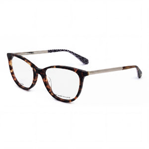 Kate Spade New York Kimberlee Havana Cat Eye Eyeglasses for Women, Plastic frame