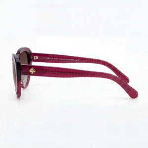 Kate Spade New York Ks Josi/S Cat Eye Sunglasses Women — side view, Non-Polarized Pink Doubleshade lens