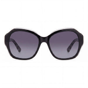 Kate Spade New York Lottie/G/S Rectangle Sunglasses for Women — front view, Acetate frame