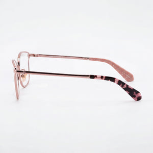 Kate Spade New York Lowri/F Square Eyeglasses for Women — front view, Stainless Steel
