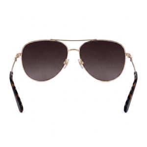 Kate Spade New York Maisie/G/S Rectangle Sunglasses for Women — interior view, Polarized lens detail
