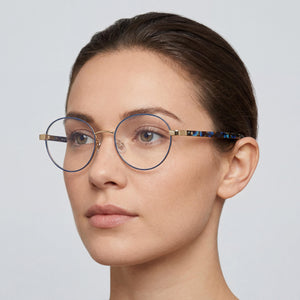 Kate Spade New York Marciann Gold Eyeglasses Women — lifestyle wear, office and reading