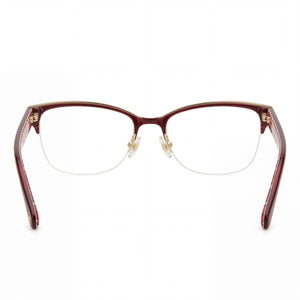 Kate Spade New York Marjorie Rectangle Eyeglasses for Women — interior view, Polycarbonate demo lenses